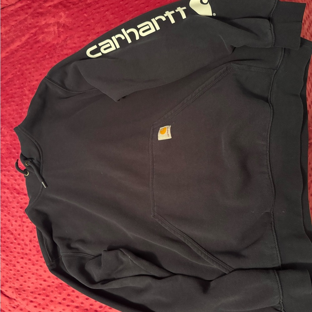 Carhartt Dark Brown Fleece Hoodie